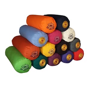 Buckwheat Yoga Bolsters with Embroidered Cover. Buckwheat Yoga Bolsters category image