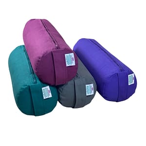 Small Buckwheat Yoga Bolster (Travel Size) in 4 colours