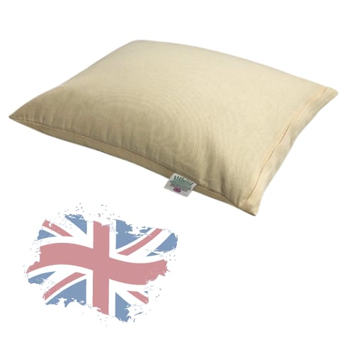 small buckwheat pillow. Made in the UK