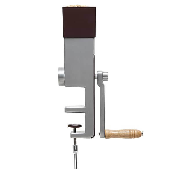 Hand mill side view