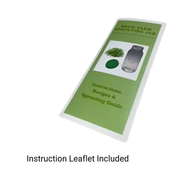 Instruction leaflet is included