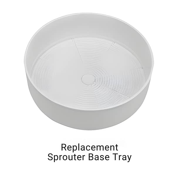 Replacement sprouter base tray