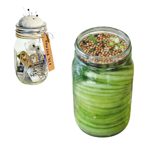 Mason-style jar ideas - pickling and crafts
