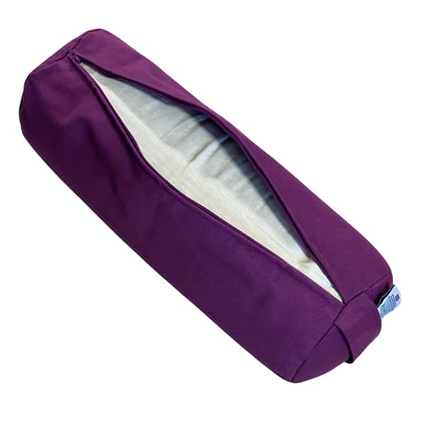 small bolster unzipped showing inner casing