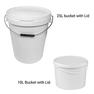 buckets in 2 sizes